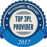 Seal for Multichannel Merchant Top 3PL Provider of 2017.