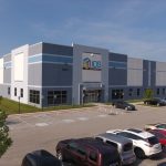 A outside view of a IDS fulfillment center.