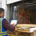 Worker at a fulfillment center