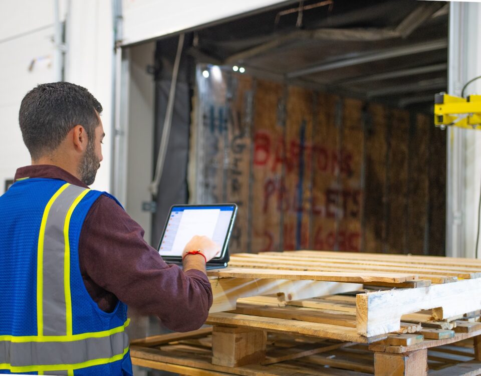 Worker at a fulfillment center
