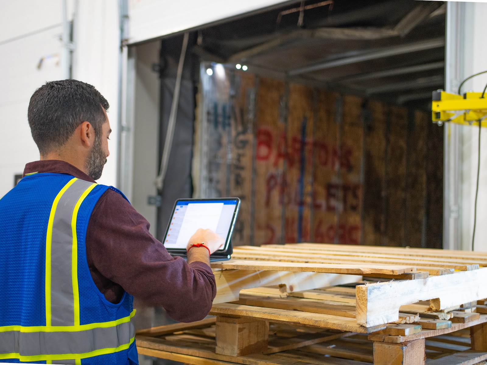 Worker at a fulfillment center